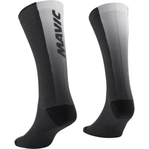 Chaussettes Hautes Mavic Gradient - Noir/Blanc