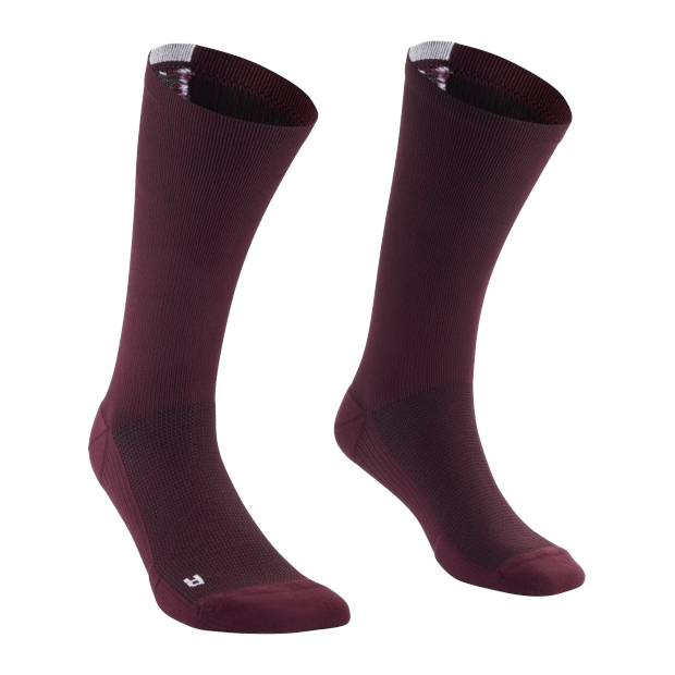 Chaussettes Hautes Mavic Logo - Aubergine Corde