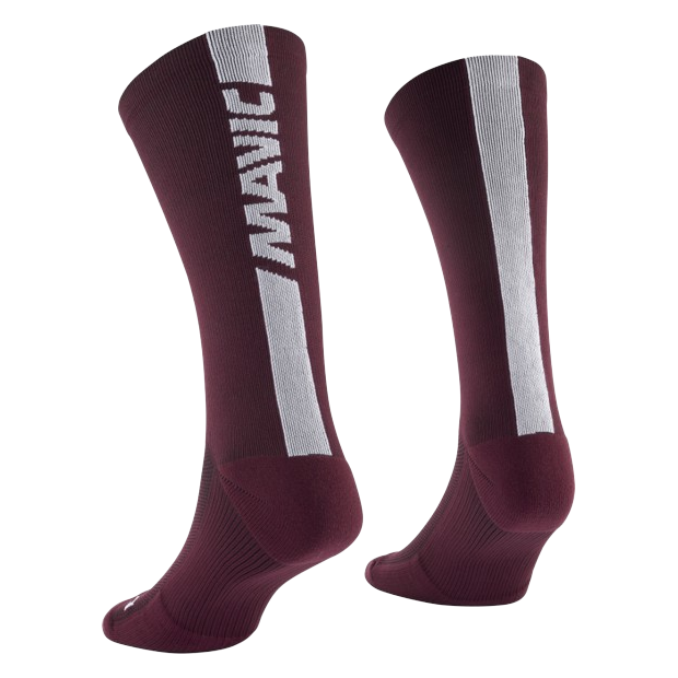 Chaussettes Hautes Mavic Logo - Aubergine Corde