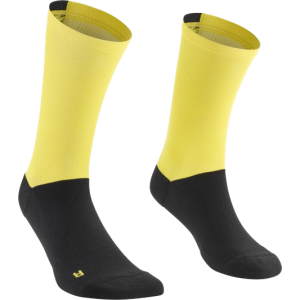 Chaussettes Hautes Mavic Logo - Jaune/Noir