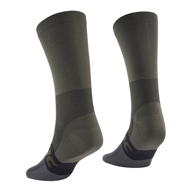 Chaussettes Hautes Mavic Askium - Vert Militaire/Carbone