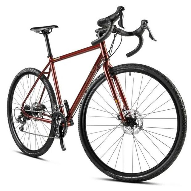 Vélo Gravel Acier Romet Finale Shimano Claris 2x8V