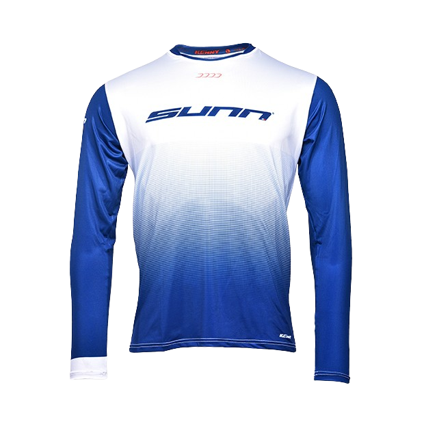 Maillot BMX VTT Sunn Royal Bleu Blanc