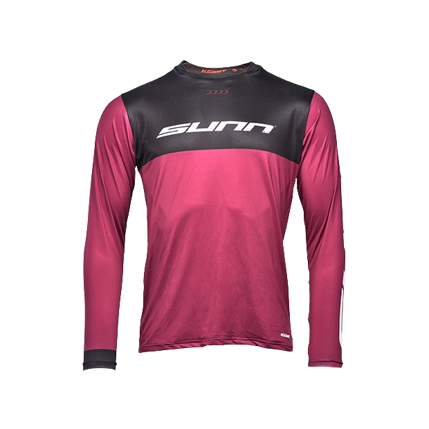 Maillot BMX/VTT Sunn Kern - Bordeaux/Noir