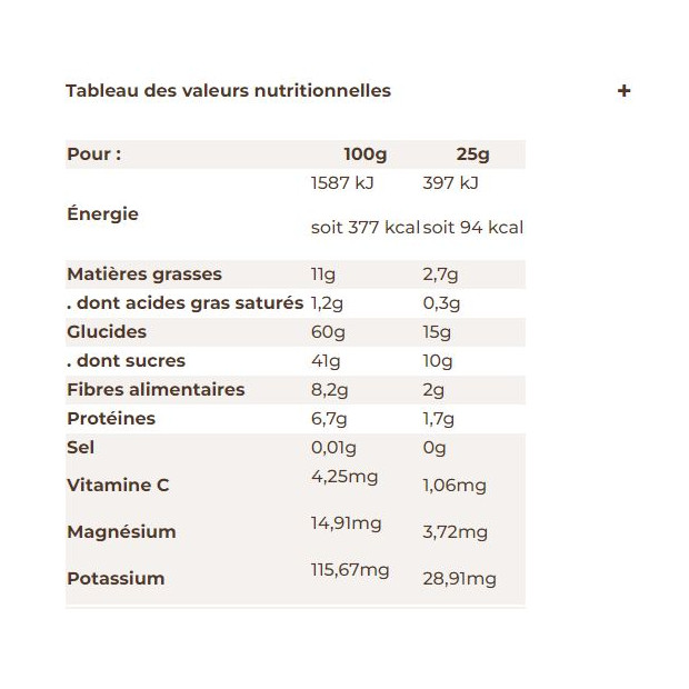 Barre Energétique Bio Meltonic Tonic Fraise Citron 25g