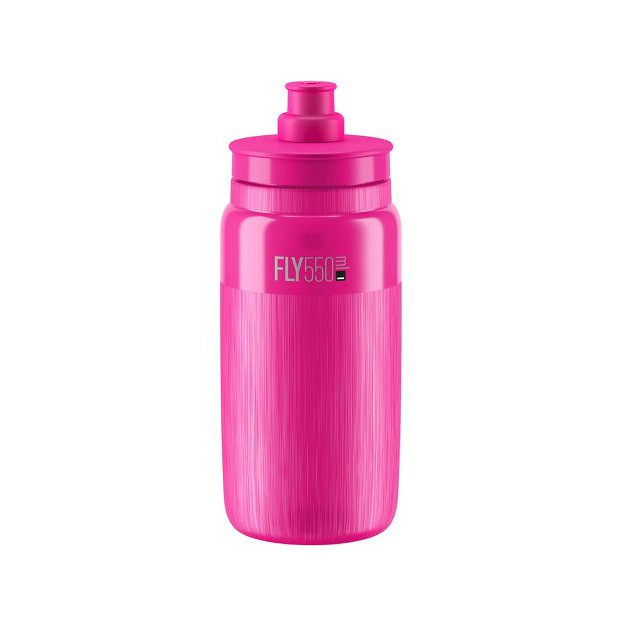 Bidon Elite Fly Tex 550ml Rose Fluo