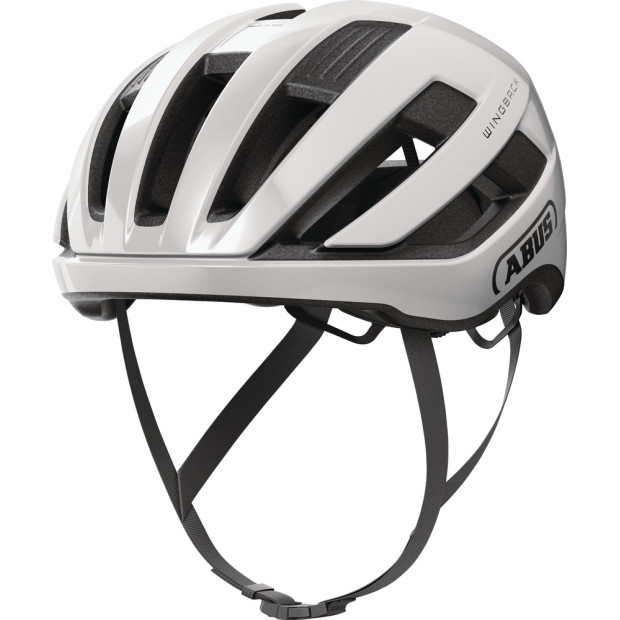 Casque Route Abus WingBack Blanc Brillant