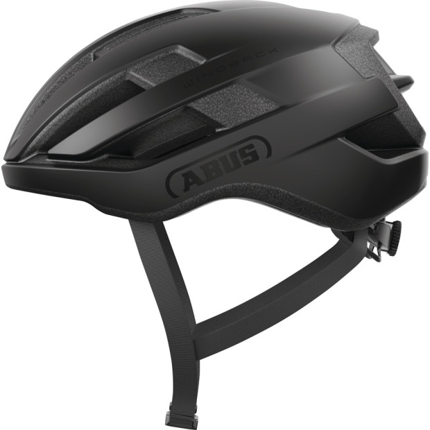 Casque Route Abus WingBack Noir Velouté