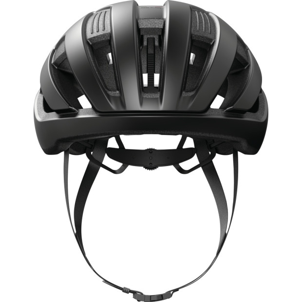 Casque Route Abus WingBack Noir Velouté