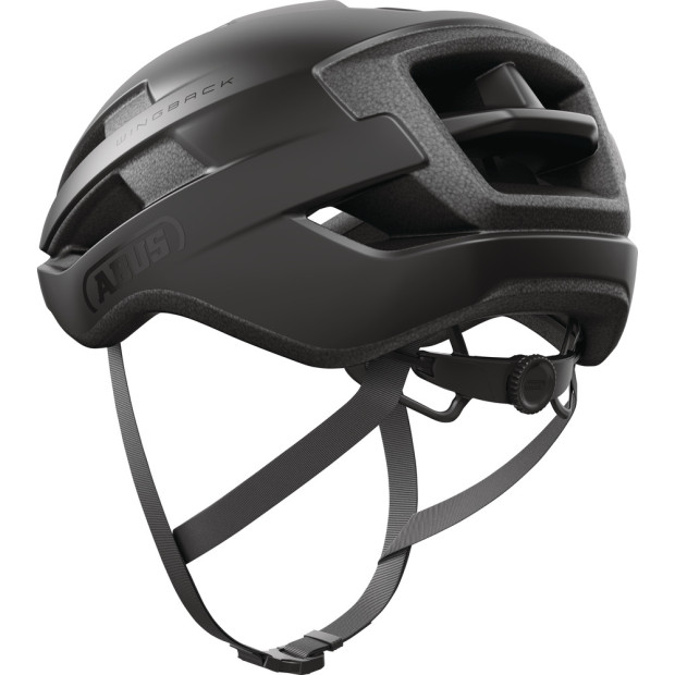 Casque Route Abus WingBack Noir Velouté