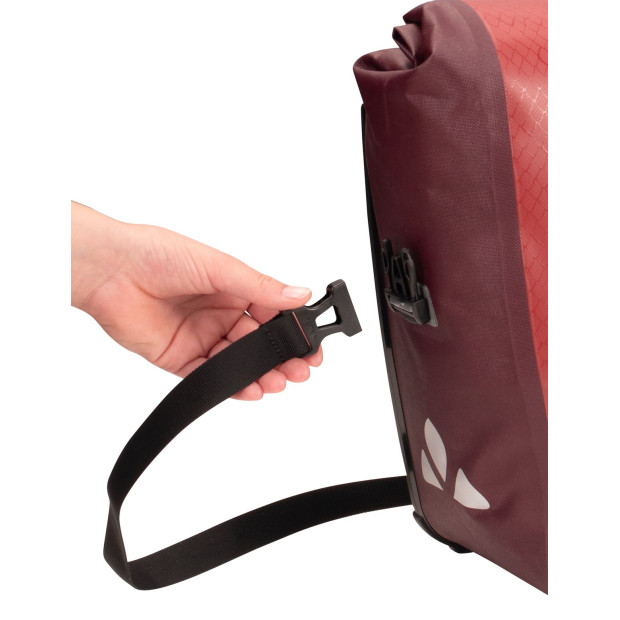 Paire de Sacoches Vaude Aqua Front Matériau Recyclé - Vol. 28 l - Rouge