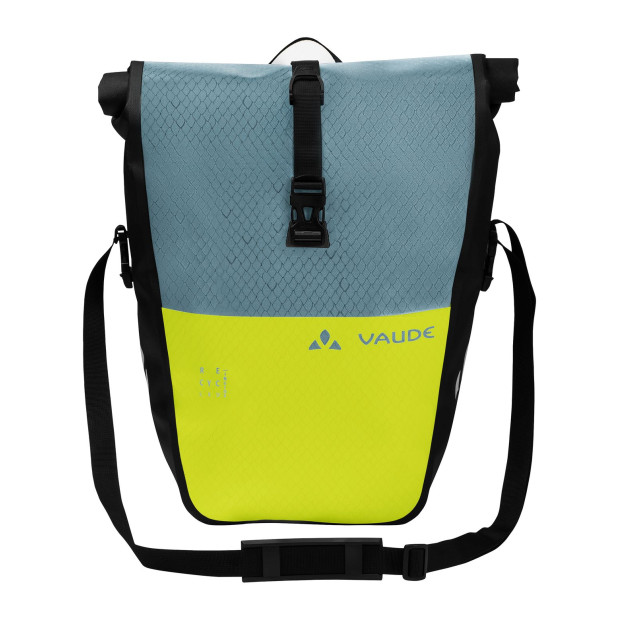 Paire de Sacoches Arrière Vaude Aqua Back Color Matériau Recyclé 48L - Bleu Nordique/Vert Brillant