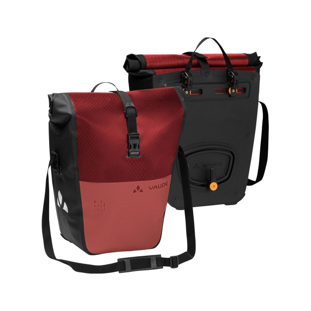 Paire de Sacoches Arrière Vaude Aqua Back Color Matériau Recyclé 48L - Rouge