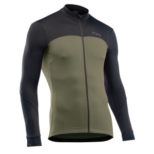 Maillot Route Northwave Force 2 - Noir/Vert Forêt