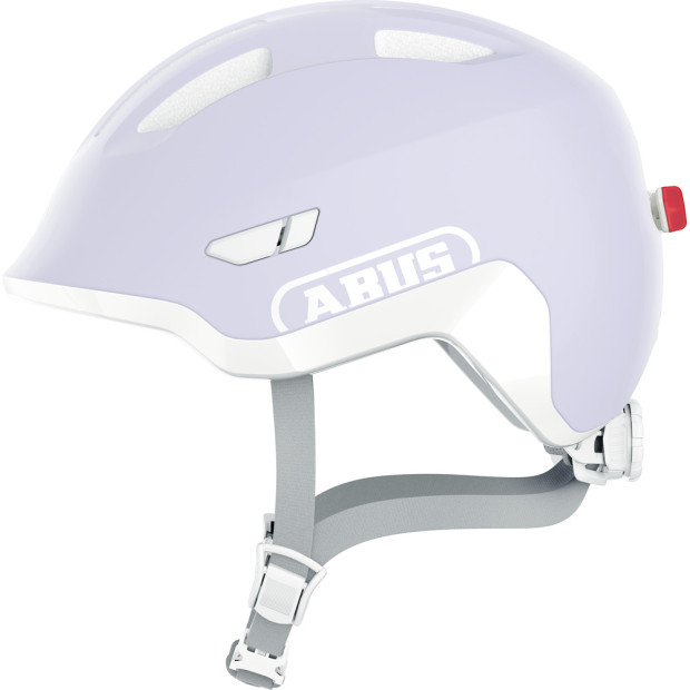 Casque Enfant Abus Smiley 3.0 LED Pure Lavender