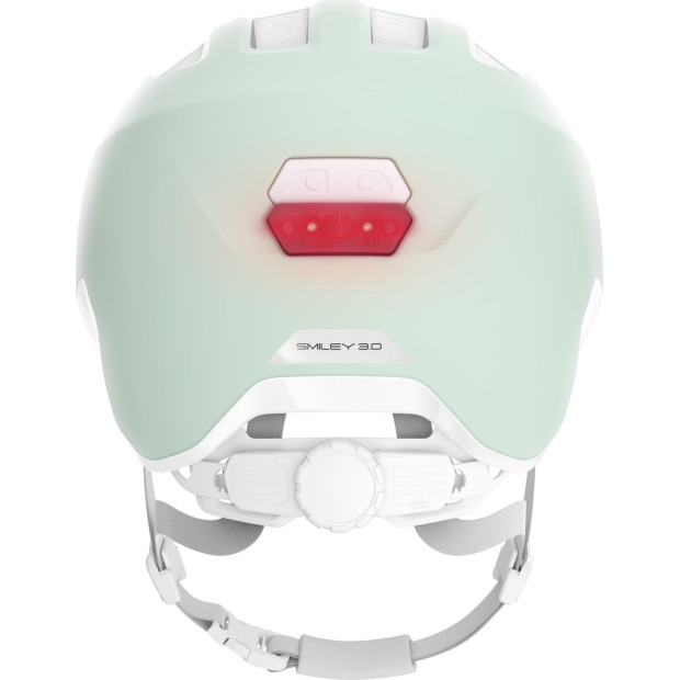 Casque Enfant Abus Smiley 3.0 LED Pure Mint