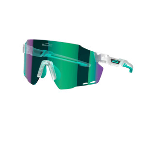 Lunettes MagicShine Windbreaker - Transparent/Bleu - Verres Bleus