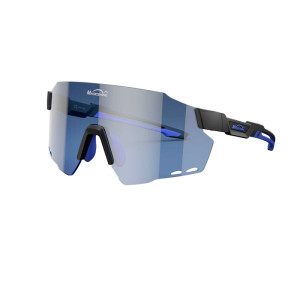 Lunettes MagicShine Windbreaker - Noir/Bleu - Verres Bleus