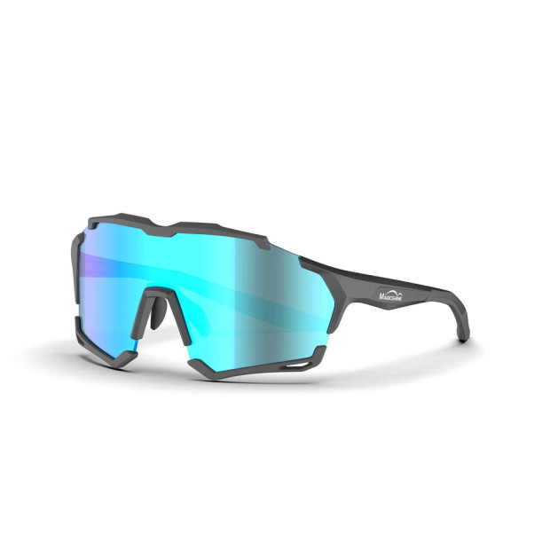Lunettes MagicShine Versatiler Photochromiques - Noir - Verres Bleu Miroir