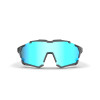 Lunettes MagicShine Versatiler Photochromiques - Noir - Verres Bleu Miroir