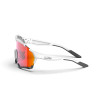 Lunettes MagicShine Versatiler Photochromiques - Blanc/Noir - Verres Rouge Miroir