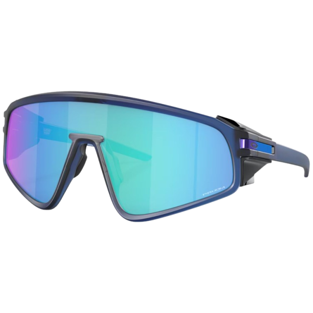 Lunettes de Soleil Oakley Latch Panel Bleu Marine Transparente Mat Prizm Sapphire