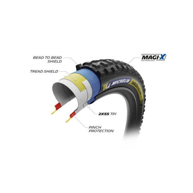 Pneu Enduro Michelin Wild MH Racing Line 29x2,5"