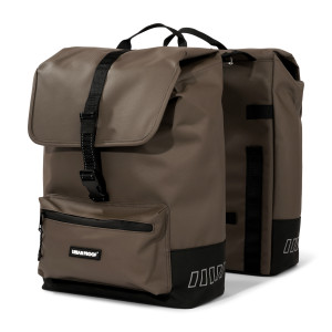 Paire de Sacoches Arrière Urban Proof Double Cargo 38L - Brun