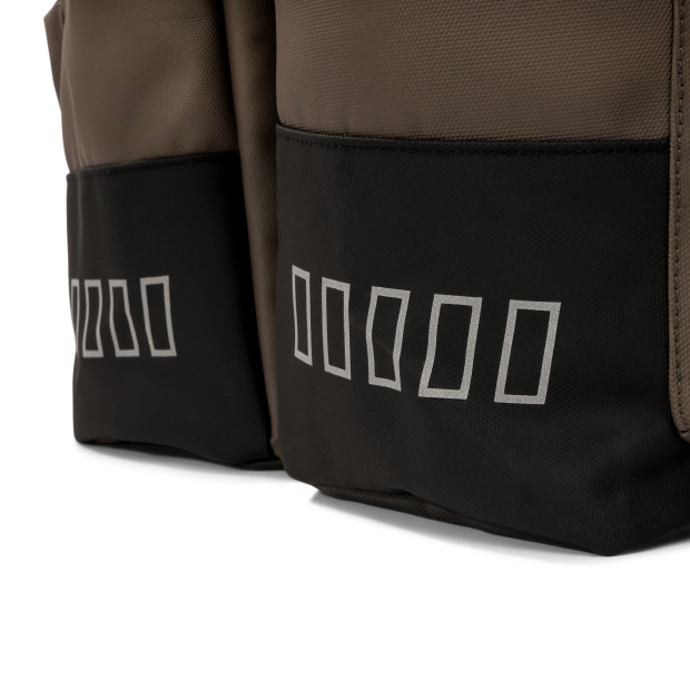 Paire de Sacoches Arrière Urban Proof Double Cargo 38L - Brun