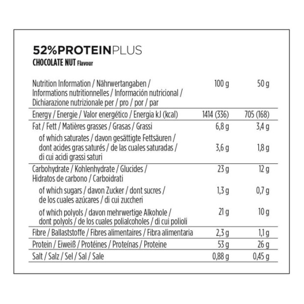 Barre Energétique PowerBar 52% Protein Plus 26g x1