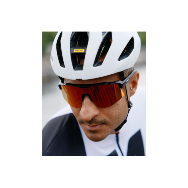 Lunettes Mavic MVS Shield Kaki/Verres Rouge