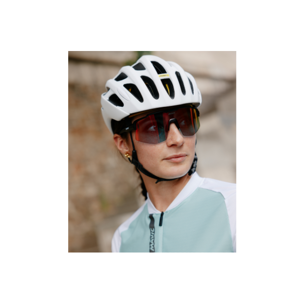 Lunettes Mavic MVS Shield Kaki/Verres Rouge