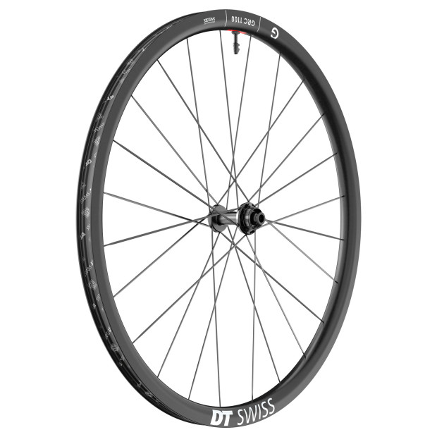 Roue Avant Gravel Carbone DT Swiss GRC 1100 DICUT 30 12x100mm