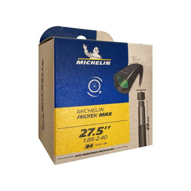 Chambre à Air Michelin Protek Max B4 27,5x1,85/2,40" (47/61-584) Valve Schrader
