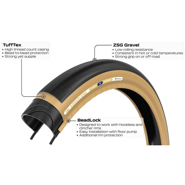 Pneu Gravel Panaracer GravelKing Slick TLR 700x30C