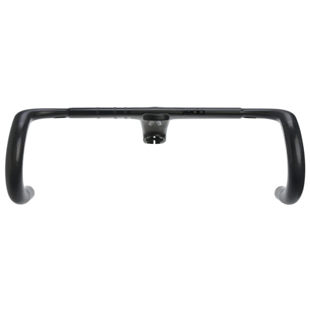 Guidon Route Intégré Deda Elementi Alanera RS Carbone - Noir
