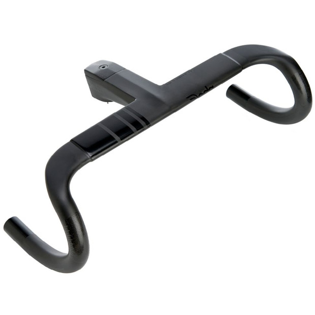 Guidon Route Intégré Deda Elementi Alanera RS Carbone - Noir