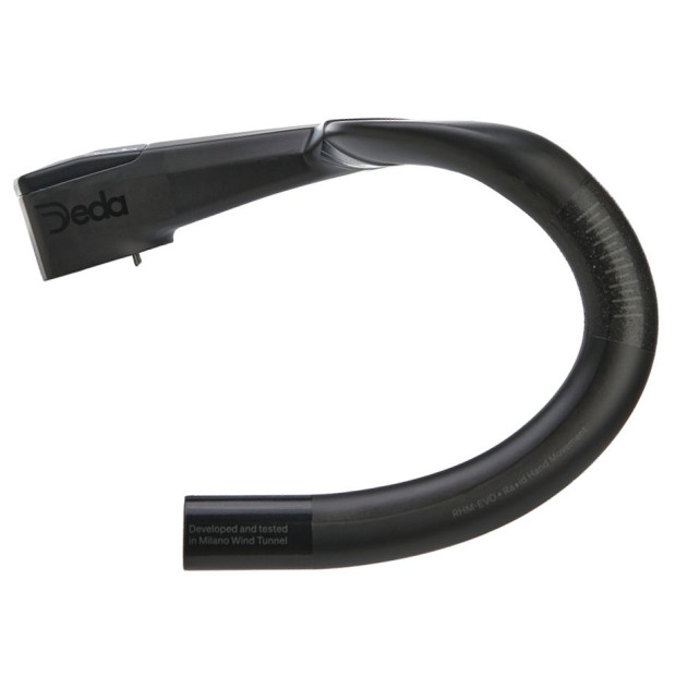 Guidon Route Intégré Deda Elementi Alanera RS Carbone - Noir