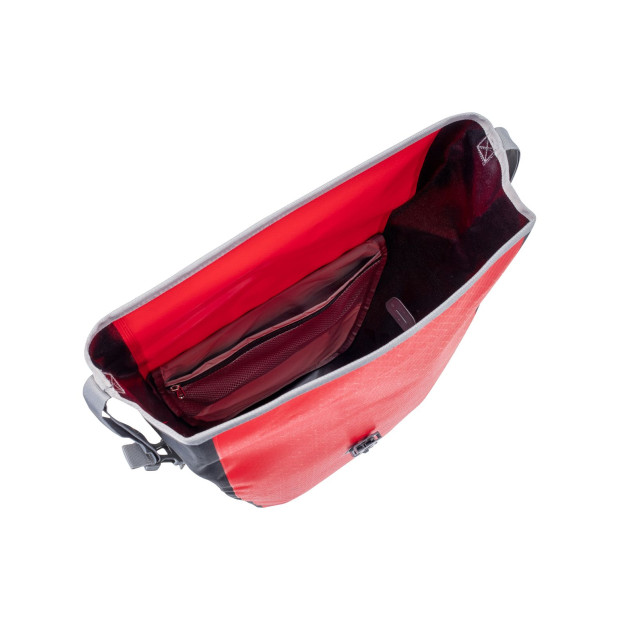 Sacoche Vaude Aqua Back Print Single - Vol. 24 l - Rouge-Noir