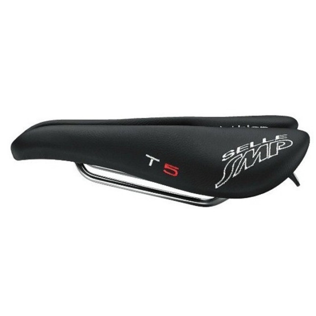 Selle SMP Triathlon T5 141x251mm Rails Inox- Noir