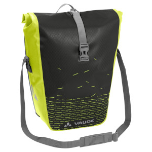Sacoche Vaude Aqua Back Print Single - Vol. 24 l - Noir-Vert Brillant
