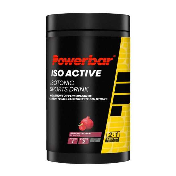 Boisson Energétique PowerBar IsoActive Fruits Rouges 600g
