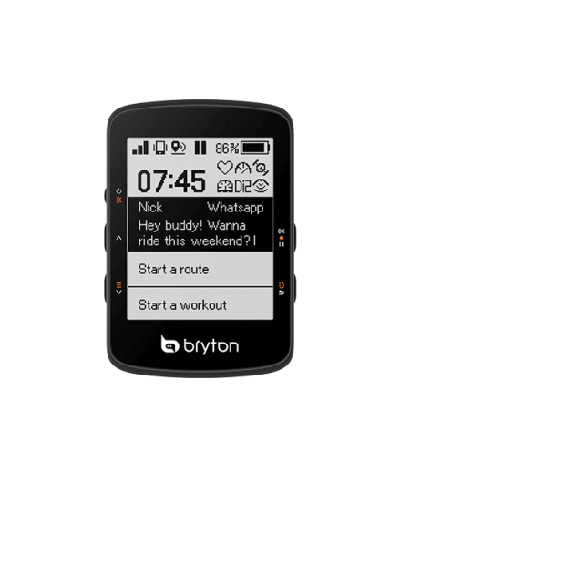 Compteur-GPS Bryton Rider 460 + Capteurs Cardio et Cadence