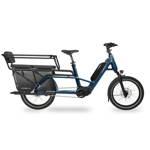 Vélo Longtail Electrique Velo de Ville Loady Kit cargo Pro 20" Shimano Nexus 1x5V