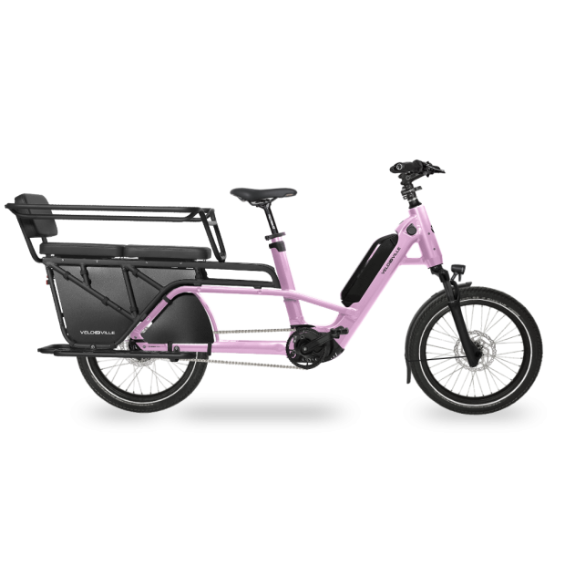 Vélo Longtail Electrique Velo de Ville Loady Kit cargo Pro 20" Shimano Nexus 1x5V