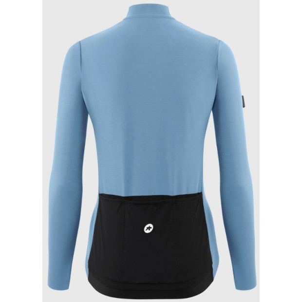 Maillot Femmes Manches Longues Assos Uma GT C2 Bleu Thunder