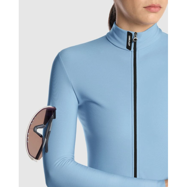 Maillot Femmes Manches Longues Assos Uma GT C2 Bleu Thunder