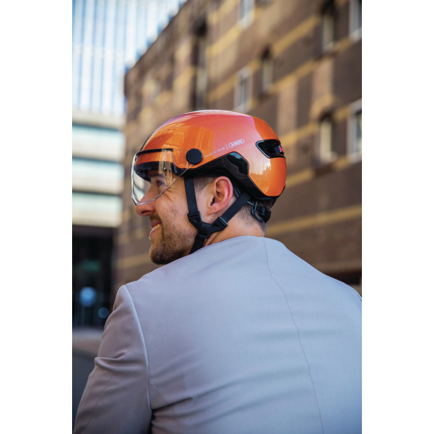Casque Ville Abus Hud-Y ACE Bleu Glacial