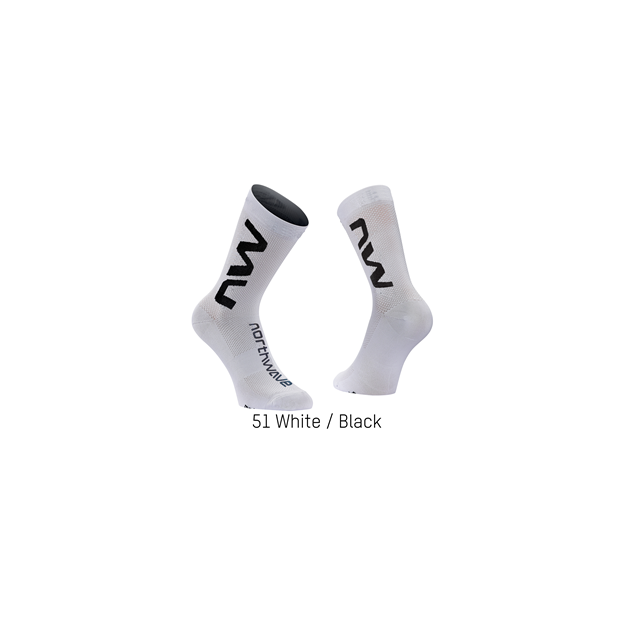 Chaussettes Hautes Northwave Extreme Air - Blanc / Noir