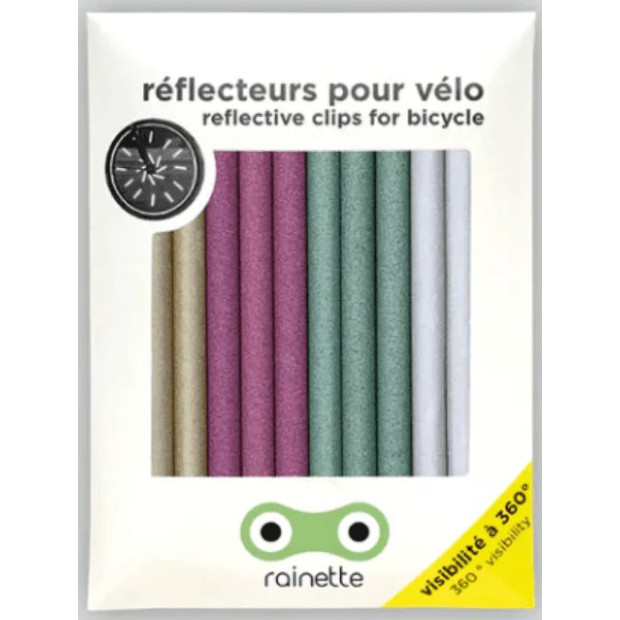 Réflecteurs de Rayons Rainette Multicolores 80mm x12